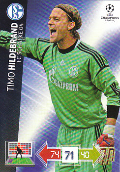Timo Hildebrand Schalke 04 2012/13 Panini Adrenalyn XL CL #235